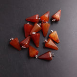 Carnelian Balancing Reiki Hexagon Pendulum Necklace