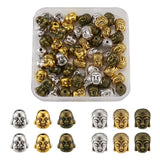 24-60pcs Tibetan Alloy Buddha Dragon Head Beads for Jewelry Making DIY
