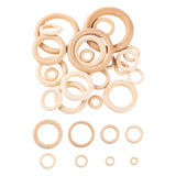 24-86mm Wooden Beads Ring for DIY Craft Jewelry Making