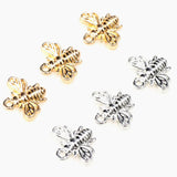 24-96pcs 12mm Little Bee Charms Pendant, Plated Grandma/KC DIY Jewelry Making