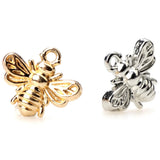 24-96pcs 12mm Little Bee Charms Pendant, Plated Grandma/KC DIY Jewelry Making
