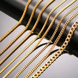 Classic Stainless Steel Chain Necklace for Men