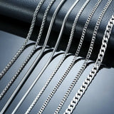 Classic Stainless Steel Chain Necklace for Men