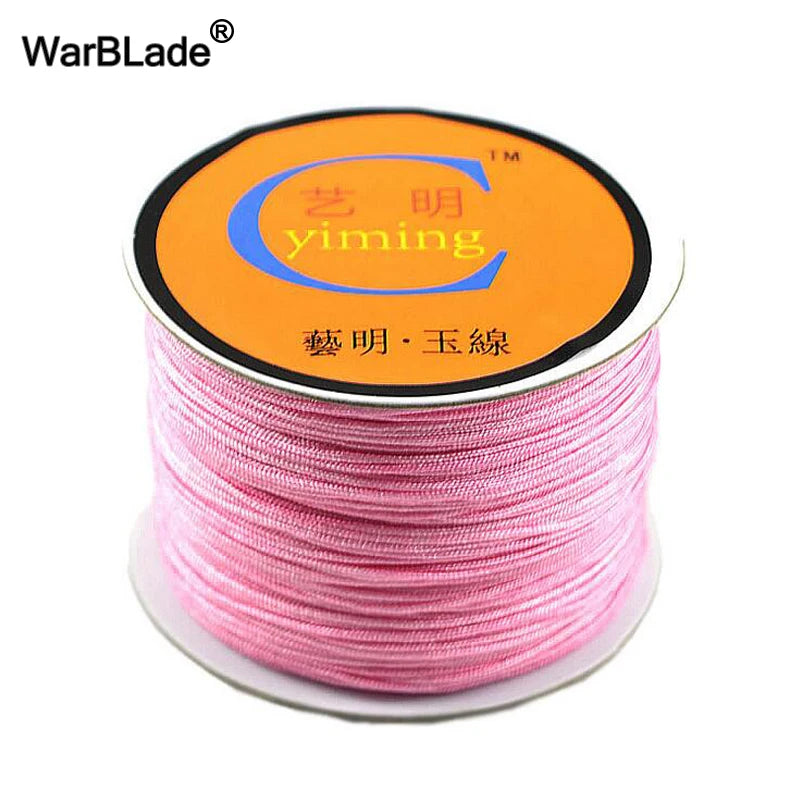 100M Cotton Nylon Cord String for DIY Jewelry Making Tassels Bracelet