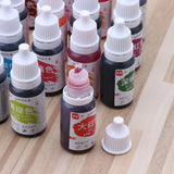 24 Colors 10ml Natural Ink Food Coloring for Cake DIY Craft