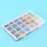 24 Colors 6Mm Faceted Rondelle Crystal Glass Beads For DIY Jewelry Making