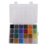 24 Colors 6Mm Faceted Rondelle Crystal Glass Beads For DIY Jewelry Making