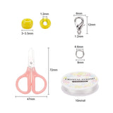 24 Colors Glass Beads Set for DIY Jewelry Making