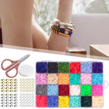 24 Colors Clay Beads for DIY Bracelets Jewelry Making