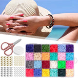 24 Colors Clay Beads for DIY Bracelets Jewelry Making