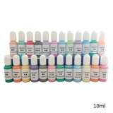 24 Colors Crystal Epoxy Pigment UV Resin Dye Crafts Set