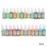 24 Colors Epoxy Pigment UV Resin Dye for DIY Art Crafts