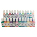 24 Colors Crystal Epoxy Pigment UV Resin Dye for Art Crafts Coloring