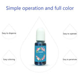 24 Colors Epoxy Pigment Resin Colorant for DIY Crafts 0.35oz Each
