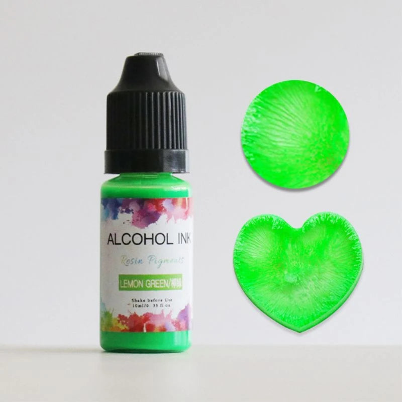 24 Colors Epoxy Resin Diffusion Pigment Alcohol Ink Liquid