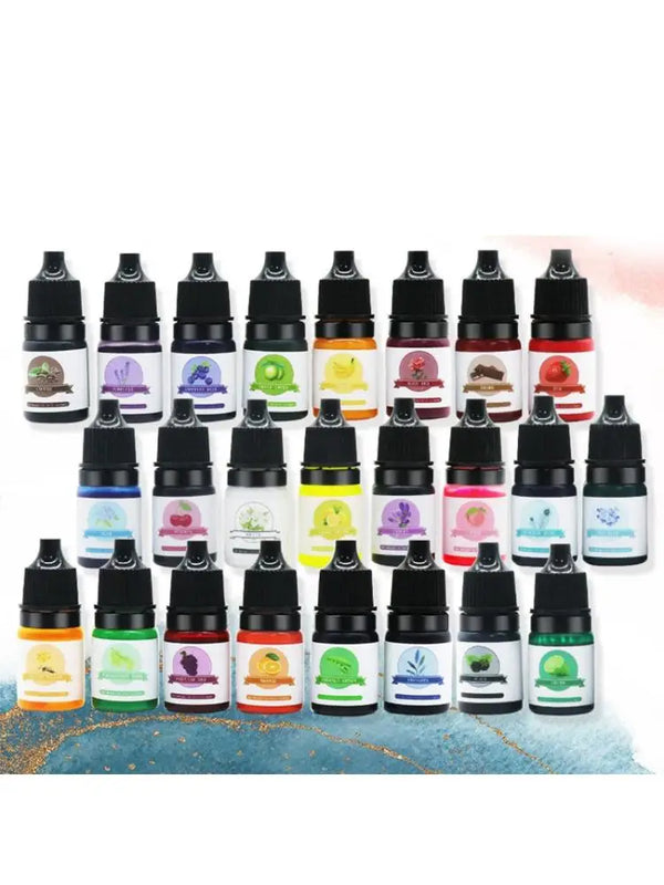24 Colors Epoxy Resin Pigment UV Resin Coloring Resin Dye Crafts