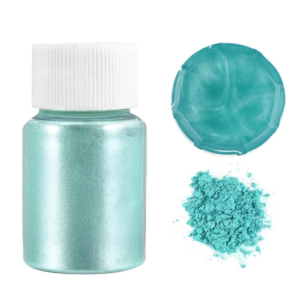 24 Colors Epoxy Resin Powder Set with Pearlescent Glitter Pigment