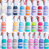 24 Colors Epoxy UV Resin Pigment Opaque Liquid - Resin Dye Colorant