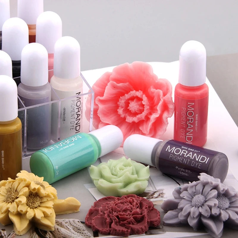 24 Colors Resin Pigment Liquid Colorant UV Epoxy Resin Mold
