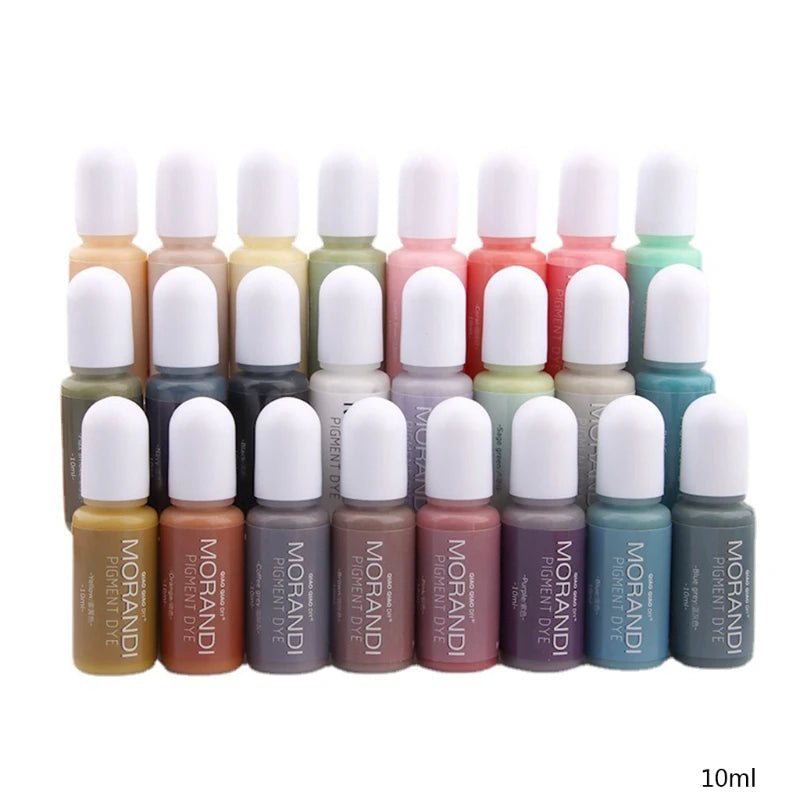 24 Colors Resin Pigment Liquid Colorant Jewelry Making Supplies