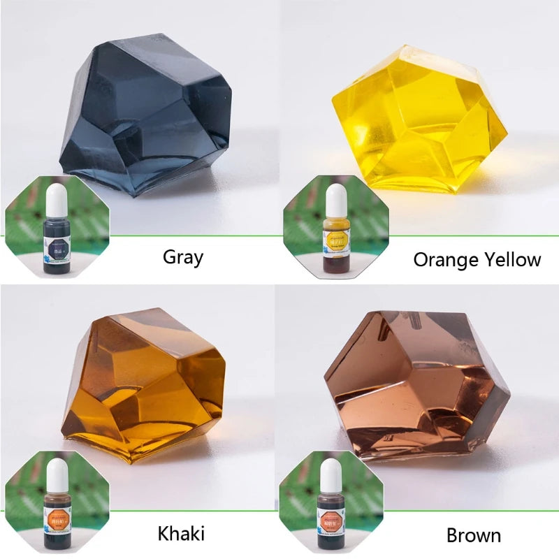 24 Colors Crystal Colorant Pigment Epoxy Resin UV Resin Coloring DIY Jewelry