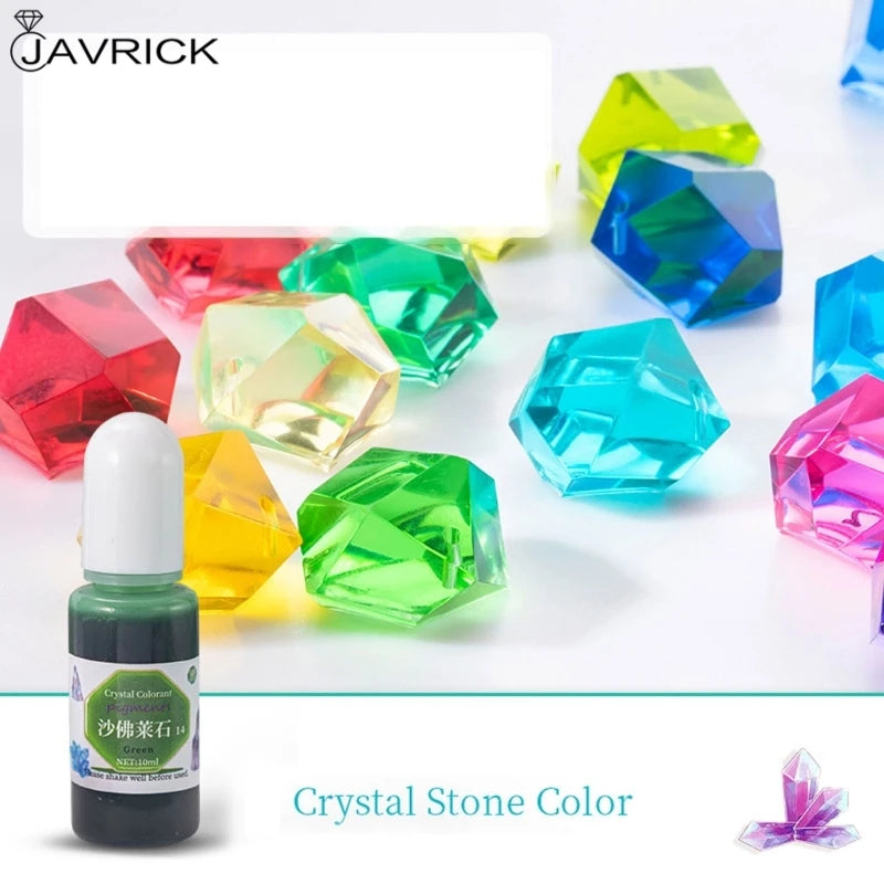 24 Colors Crystal Colorant Pigment Concentrated Epoxy Resin UV Resin Coloring