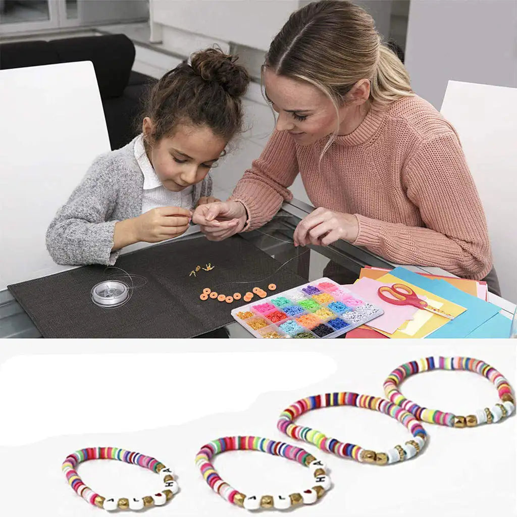 Colorful Beads Charms for DIY Jewelry Making Kids