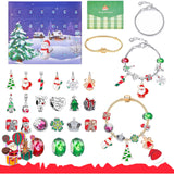 Advent Surprise Blind Box Set Christmas Charms Bracelet Set DIY Ornaments