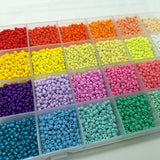 Glass Rice Bead Set for Jewelry Making in Box