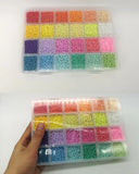 Glass Rice Bead Set for Jewelry Making in Box