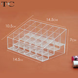 24 Grid Acrylic Makeup Organizer Storage Box Cosmetic Box Lipstick Jewelry Box
