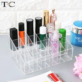 24 Grid Acrylic Makeup Organizer Storage Box Cosmetic Box Lipstick Jewelry Box