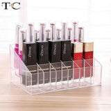 24 Grid Acrylic Makeup Organizer Storage Box Cosmetic Box Lipstick Jewelry Box