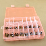 24 Grid Storage Box Removable Jewelry Plastic Container