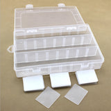 24 Grid Storage Box Removable Jewelry Plastic Container
