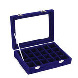 Rose Red Velvet Jewelry Box Organizer for Women
