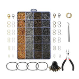 Jewellery Making Beads Mix Pliers Findings Starter Kit Gift Set