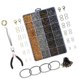 Jewellery Making Beads Mix Pliers Findings Starter Kit Gift Set