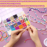 Colorful Evil Eye Lamp Beads Round Spacer Beads for DIY Craft