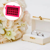 24 Grids Fashionable Case Necklace Earrings Display Storage Box Holder