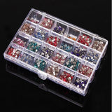 24 Grids Plastic Jewelry Storage Box Organizer Case for Women Girl