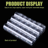 Plastic Storage Jewelry Box for Nail Rhinestones Earrings