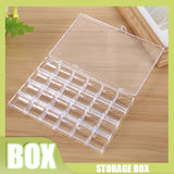 Plastic Storage Jewelry Box for Nail Rhinestones Earrings