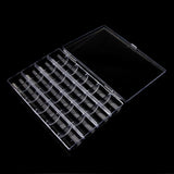 24 Grids Jewelry Bead Ring Earring Storage Box Acrylic Container