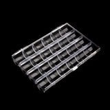 24 Grids Transparent Jewelry Bead Ring Earring Storage Box Acrylic Container