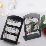 24 Holes Ear Hook Plastic Storage Rack Earrings Display Stand
