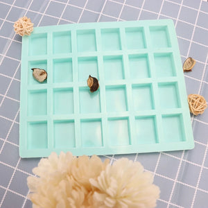 24 Holes Ice Cube Mold Chocolate Fondant Silicone Mould