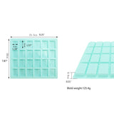 24 Holes Ice Cube Mold Chocolate Fondant Silicone Mould