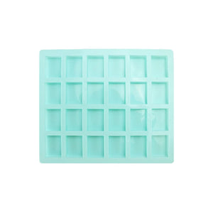 24 Holes Ice Cube Mold Chocolate Fondant Silicone Mould