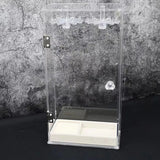 Acrylic Necklace Display Stand 24 Hook Rotation Jewelry Storage Box